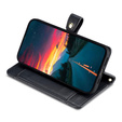 Klapkové puzdro pre Motorola Moto G04 / G24 / G24 Power, Wallet Zipper Pocket, čierne