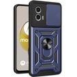 Obal na mobil pre Motorola Moto G73 5G, CamShield Slide, modré