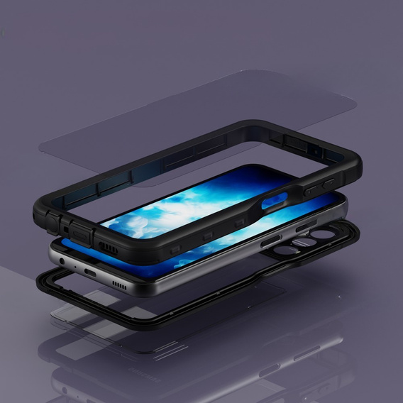 Vodotesné puzdro IP68 pre Samsung Galaxy A25 5G, Redpepper, čierne