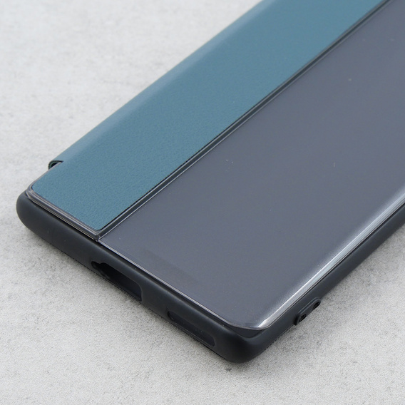 Flipové puzdro pre Honor 70 5G, Side View, zelený