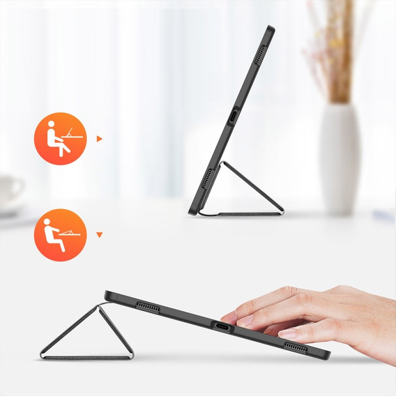 Puzdro pre Samsung Galaxy Tab S9 Ultra 14.6", Dux Ducis Domo, čierne