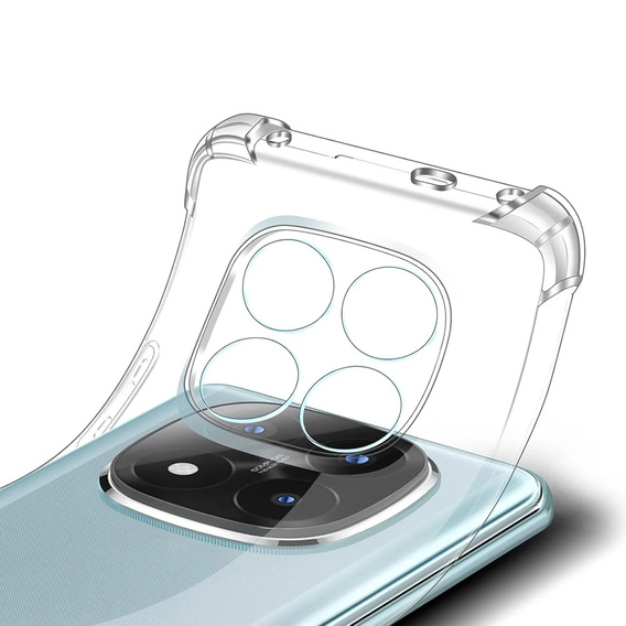 Puzdro pre Xiaomi Redmi Note 14 Pro+ 5G, Erbord Dropproof, priehľadné + sklo
