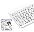 Bezdrôtová mini klávesnica Bluetooth pre tablet, čierny
