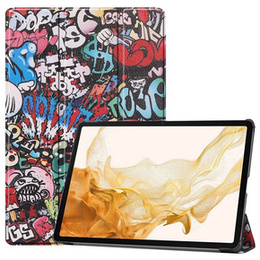 Puzdro pre Samsung Galaxy Tab S9 Plus, Smartcase, graffiti