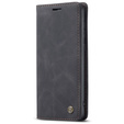 CASEME puzdro pre Samsung Galaxy A53 5G, Leather Wallet Case, čierne