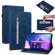 Puzdro pre Lenovo Tab M10 10.1 Gen 3, Wallet Pen Slot, modré