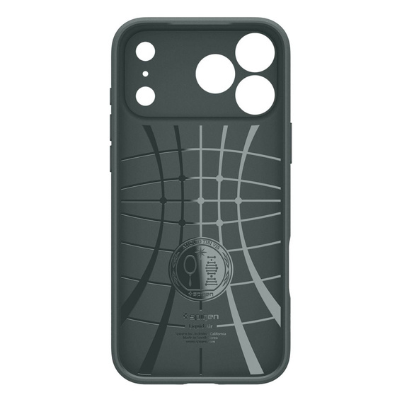 Puzdro Spigen Liquid Air pre iPhone 17 Pro, Abyss Green