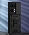 Obal na mobil pre Oppo Reno 13, CamShield Slide, čierne