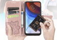 Klapkové puzdro pre Motorola Moto G85, Butterfly, ružové rose gold