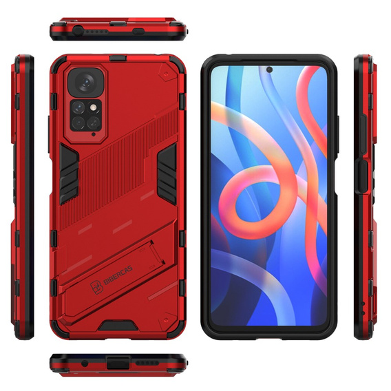 Puzdro pre Xiaomi Redmi Note 11/11S, Military kickstand, modré