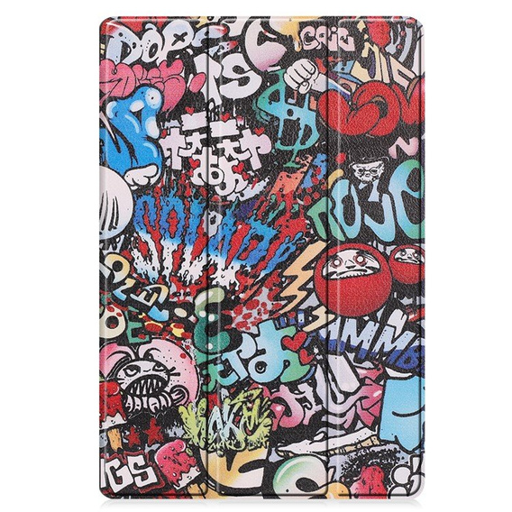 Puzdro pre Samsung Galaxy Tab S9 Plus, Smartcase, graffiti