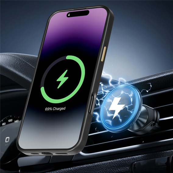 Magnetické puzdro z aramidových vlákien s kovovým rámom fotoaparátu pre iPhone 17 Pro Max