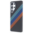 Puzdro pre Samsung Galaxy S25 Ultra, Carbon Fiber MagSafe, tmavomodré