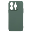 Obal na mobil pre iPhone 15 Pro Max, Silicone Lite, tmavozelené