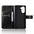 Klapkové puzdro pre Xiaomi Poco X7 Pro 5G, Crazy Horse Wallet, čierne