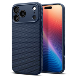 Puzdro Spigen Liquid Air pre iPhone 17 Pro Max, námornícka modrá