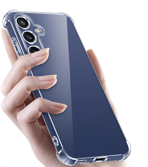 Obal na mobil pre Samsung Galaxy S25 FE, Dropproof, priehľadné