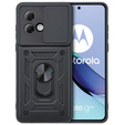 Obal na mobil pre Motorola Moto G84 5G, CamShield Slide, čierne