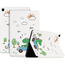 Puzdro s chlopňou pre Samsung Galaxy Tab A9+, driving dinosaur