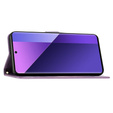 Klapkové puzdro pre Xiaomi Redmi Note 13 Pro+, Butterfly, fialové