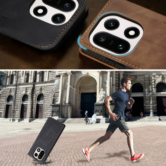 Puzdro CASEME v štýle peňaženky pre OnePlus 15