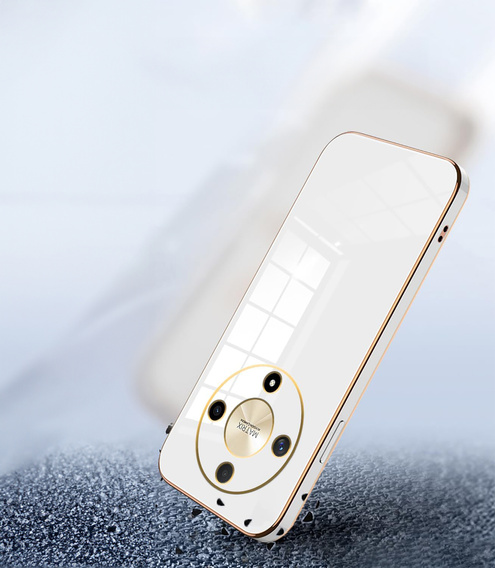 Puzdro pre Honor Magic 6 Lite 5G, Glamour CamShield, biele