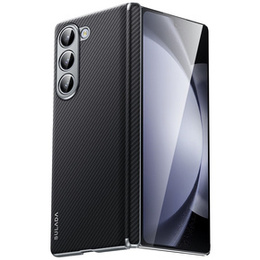 Puzdro SULADA z uhlíkových vlákien pre MagSafe pre Samsung Galaxy Z Fold6 5G, čierne