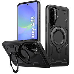 Puzdro pre Samsung Galaxy A36, Military MagSafe, čierne