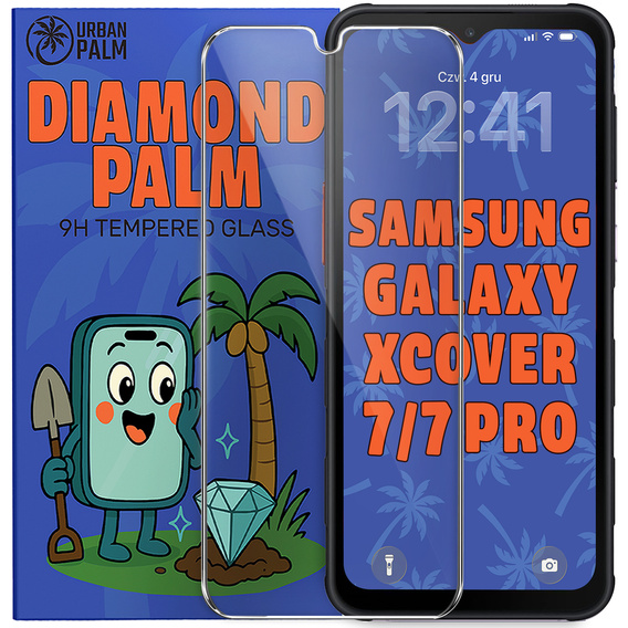 Tvrdené sklo Diamond Palm pre Samsung Galaxy Xcover 7 Pro / 7
