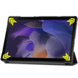 Puzdro pre Samsung Galaxy Tab A8 10.5 SM-X200 SM-X205, Smartcase, čierne