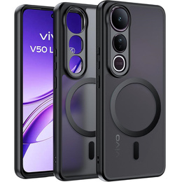 Puzdro pre Vivo V50 Lite 4G / 5G, pre MagSafe, ERBORD Matt Case, čierny