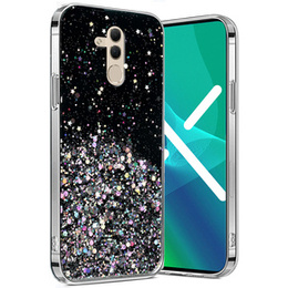 Obal na mobil pre Huawei Mate 20 Lite, Glittery, čierne