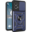 Obal na mobil pre Motorola Moto G53 5G, CamShield Slide, modré