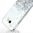 Obal na mobil pre Samsung Galaxy J4 Plus, Glittery, priehľadné