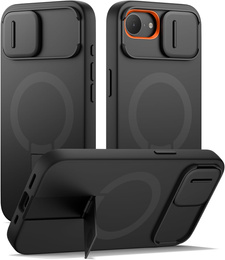 SURITCH - Magnetické ochranné puzdro s krytom fotoaparátu a stojanom pre iPhone 16e