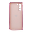 Obal na mobil pre Samsung Galaxy S21 FE, Electro heart, ružové rose gold