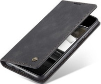 CASEME puzdro pre Xiaomi do Redmi Note 9s / 9 Pro, Leather Wallet Case, čierne