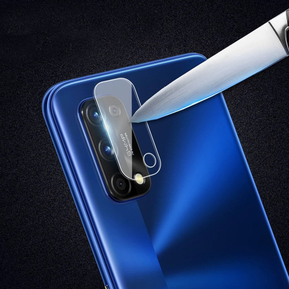 Tvrdené sklo na fotoaparát pre Realme 7 5G, modré
