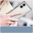 Obal na mobil pre Sony Xperia 5 V, Fusion Hybrid, priehľadné