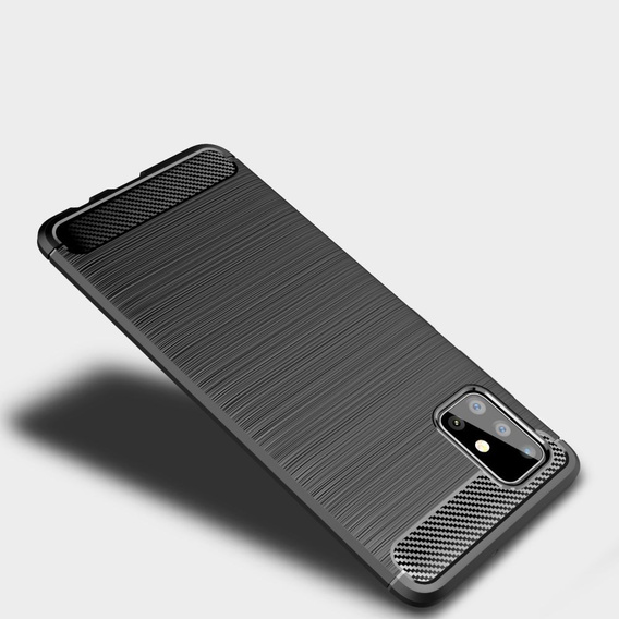 Obal na mobil pre Samsung Galaxy M51, Carbon, čierne