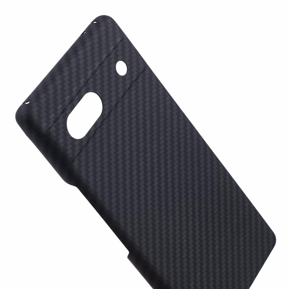 Puzdro pre Google Pixel 7a, Aramid Fiber Cover, čierne