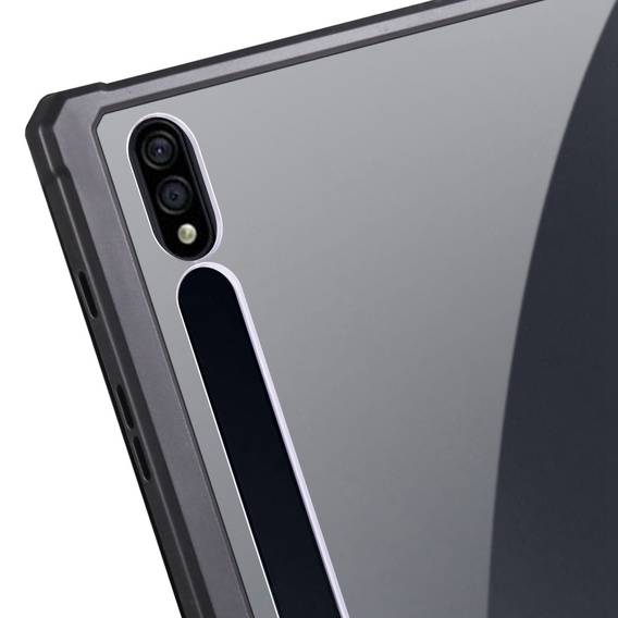 Puzdro pre Samsung Galaxy Tab S7 Plus / Tab S7 FE, Smartcase Hybrid, so slotom na stylus, čierne
