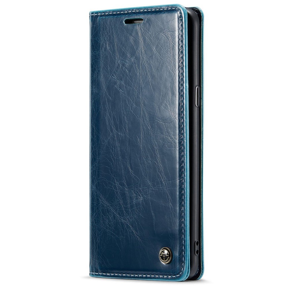 CASEME flipové puzdro pre Samsung Galaxy S8, Waxy Textured, modré