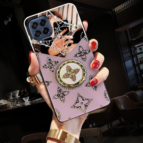 Fashion Obal na mobil pre Samsung Galaxy M53 5G, fialové
