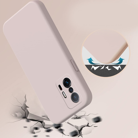 Obal na mobil pre Xiaomi 11T / 11T Pro, Silicone Lite, modré