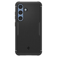 Puzdro Spigen pre Samsung Galaxy S25, Core Armor MagSafe, čierne + tvrdené sklo 9H