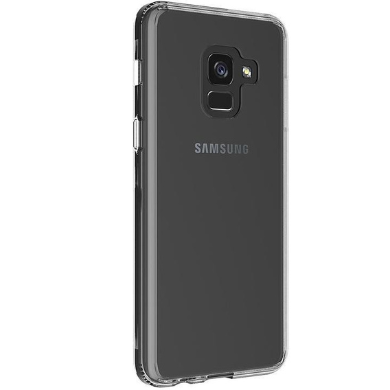 Obal na mobil pre Samsung Galaxy A8 2018, Fusion Hybrid, priehľadné