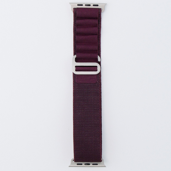 Nylonový remienok pre Apple Watch 1/2/3/4/5/6/7/8/SE/ULTRA 42/44/45/49 mm, bordový