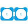 2x ERBORD tvrdené sklo pre Huawei Watch GT 5 Pro 42mm, s montážnym rámom