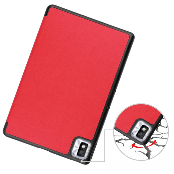 Puzdro pre TCL Tab 10s 9081X / TCL Tab 10s 9080G 2021, Smartcase, červené